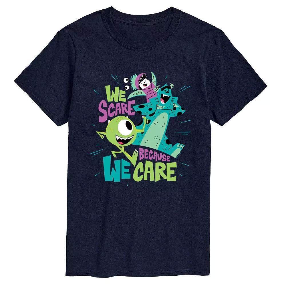 Disney's Monsters Inc. Big & Tall We Scare Graphic Tee, Men's, Size: Large Tall, Blue Product Image