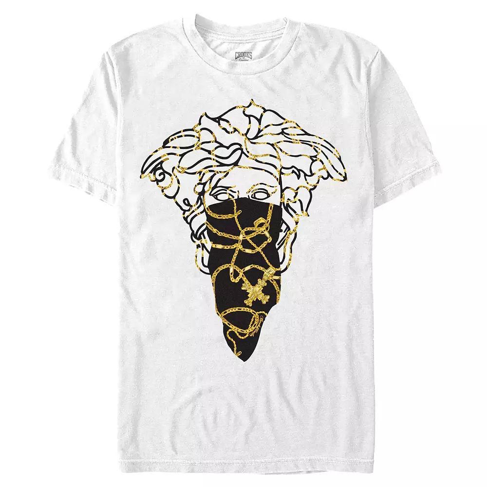 Men's Crooks And Castle Medusa Bandit Baroque Style Graphic Tee,  Product Image