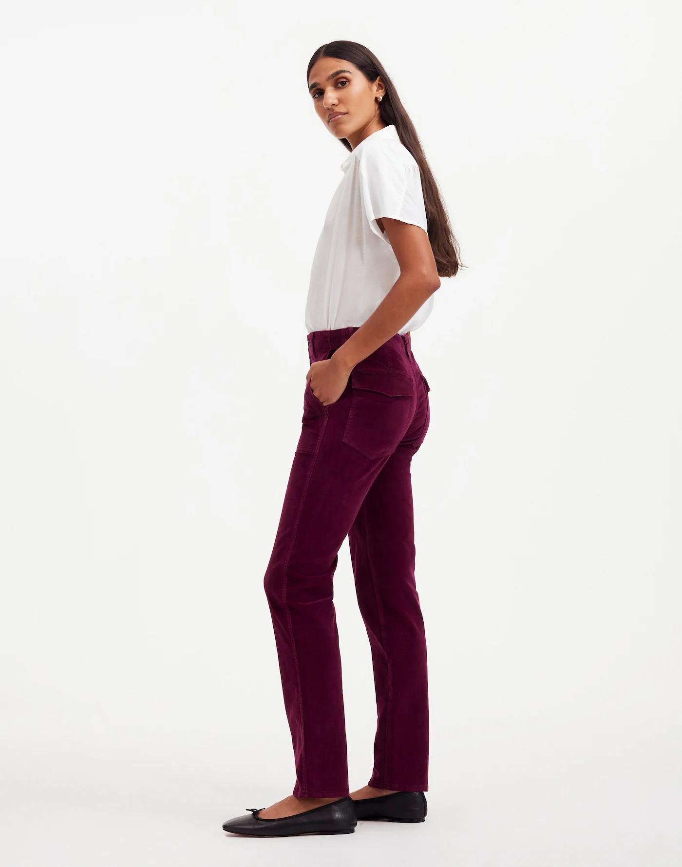 The Slim Straight Utility Pant in Garment Dye Corduroy Product Image