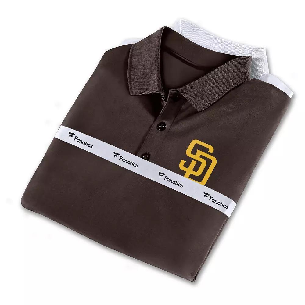 Men's Fanatics Branded Brown/White San Diego Padres Polo Combo Set,  Product Image