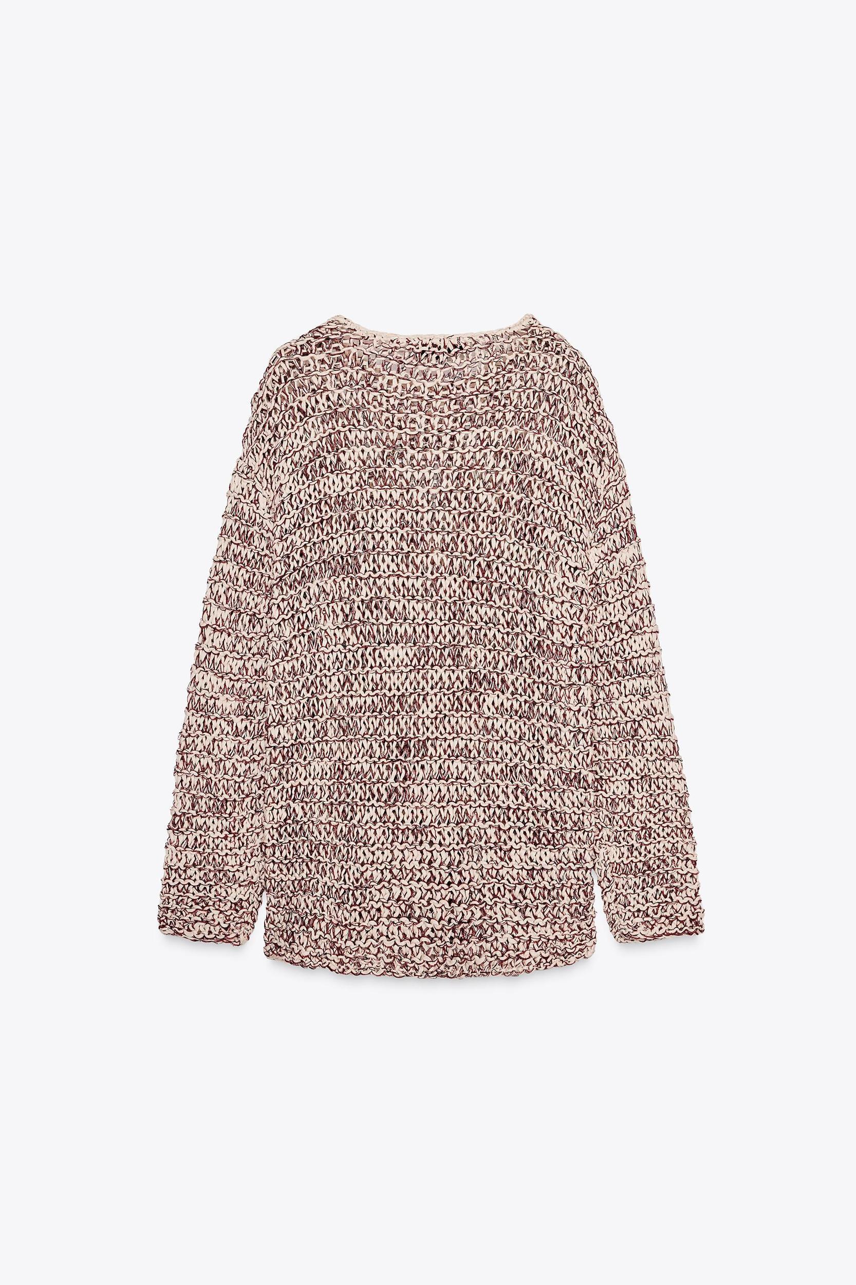 COMBINATION KNIT SWEATER Product Image