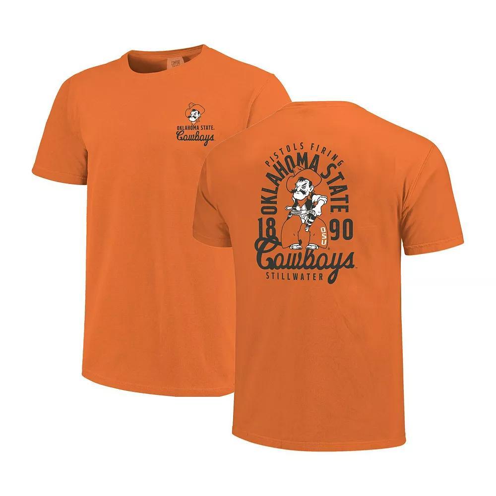 Men's Orange Oklahoma State Cowboys Comfort Colors Mascot Overlay T-Shirt, Size: XL Product Image