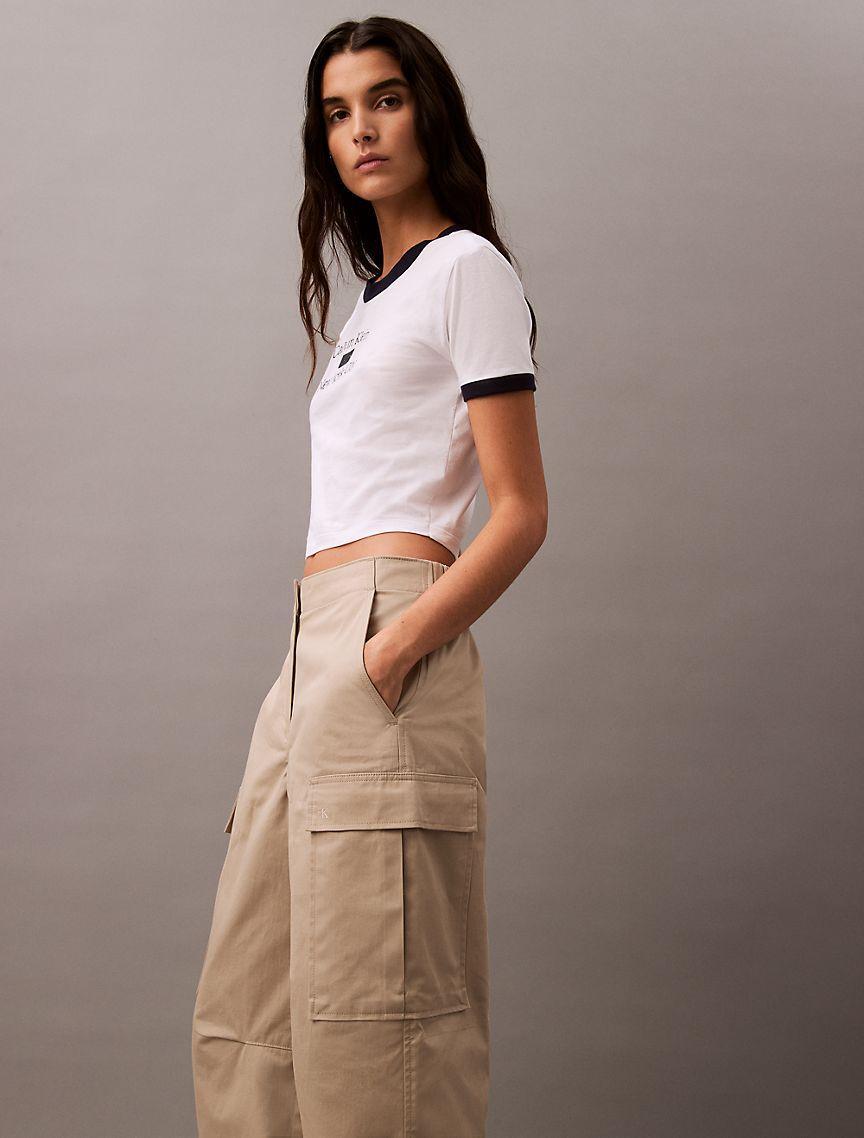 Cotton Twill Cargo Pants Product Image