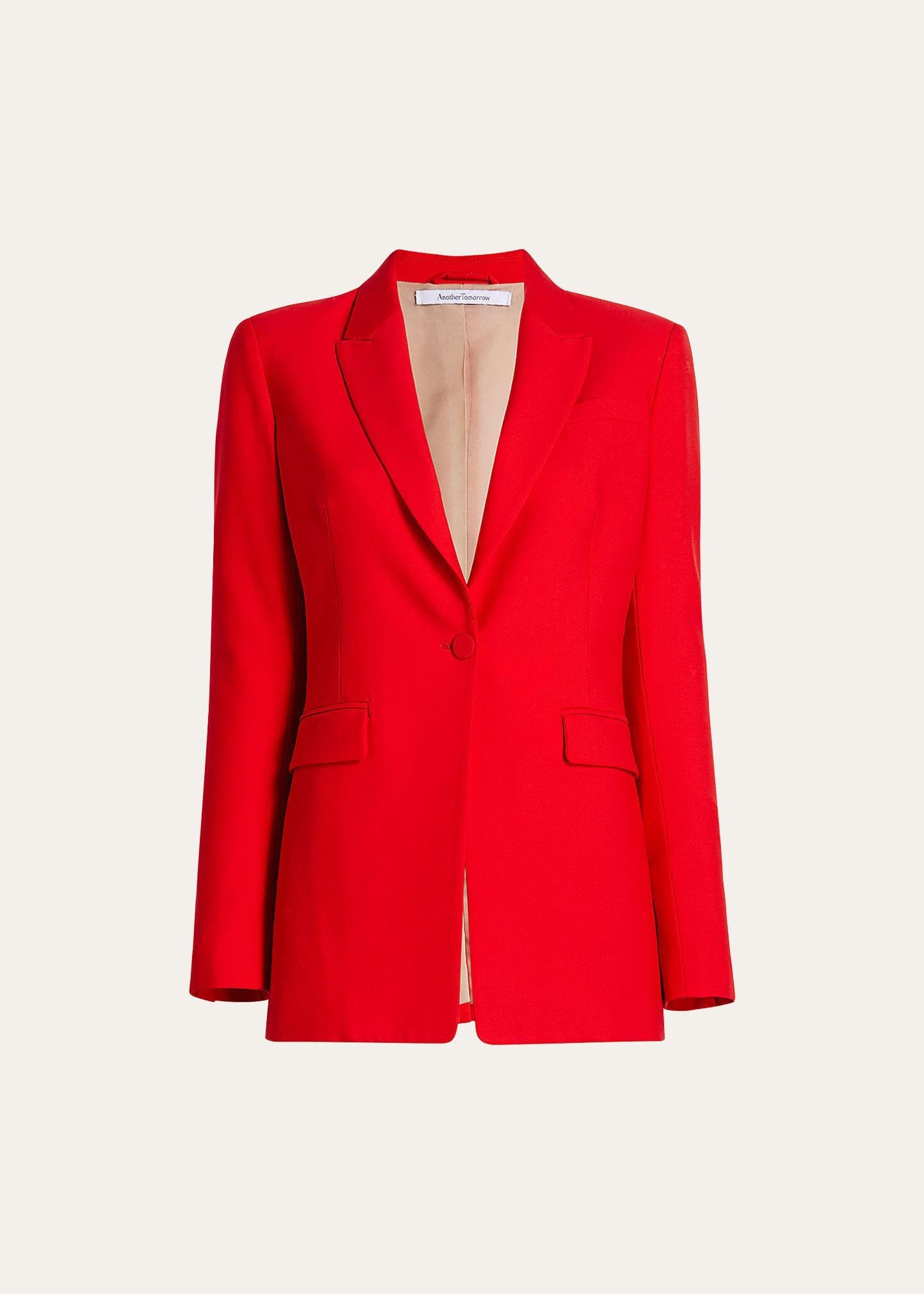 Single Button Blazer Jacket Product Image
