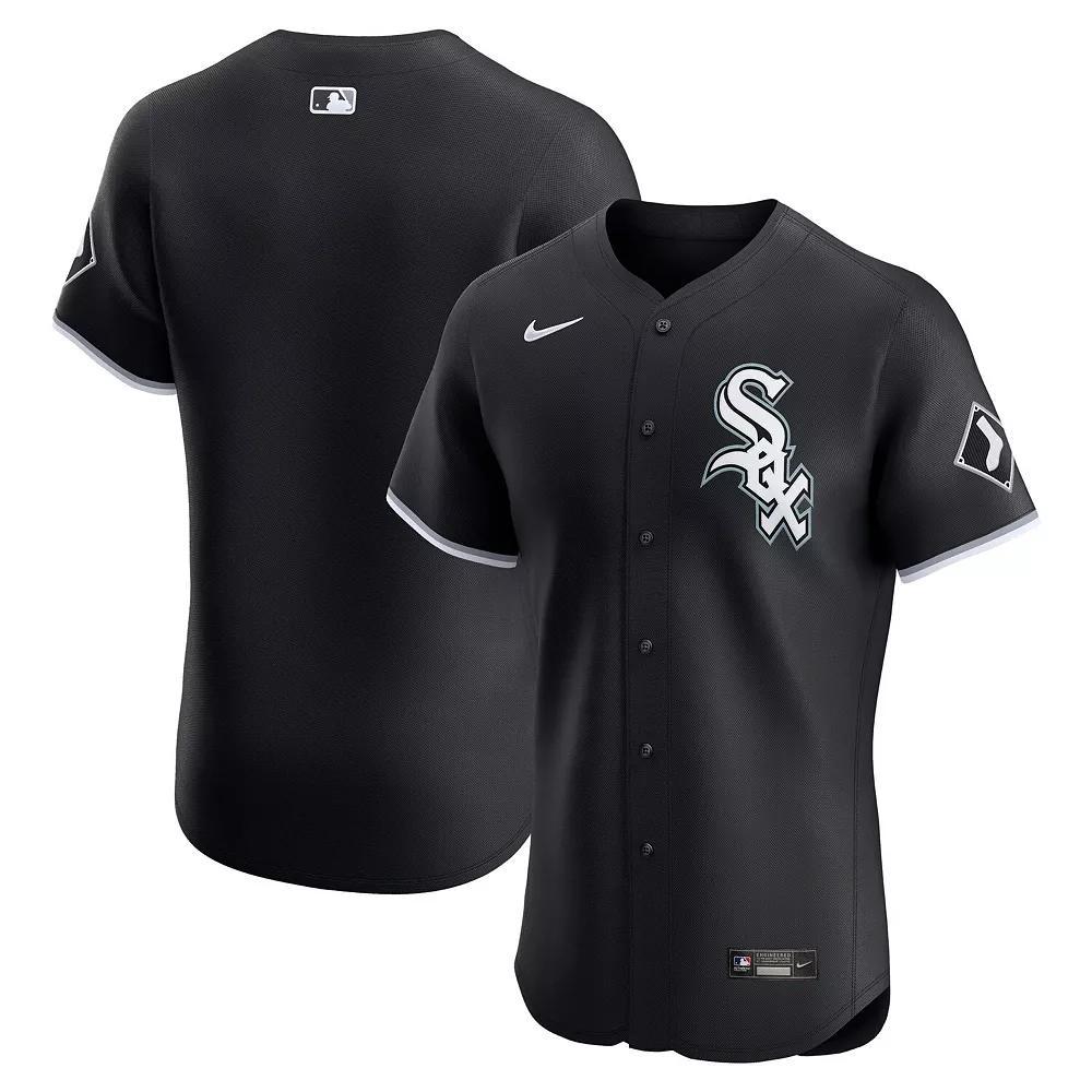 Men's Nike Black Chicago White Sox Alternate Vapor Premier Elite Patch Jersey, Size: 48 Product Image