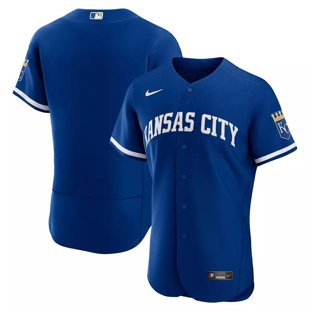 Men's Nike Royal Kansas City Royals 2022 Alternate Authentic Jersey, Size: 52, Blue Product Image