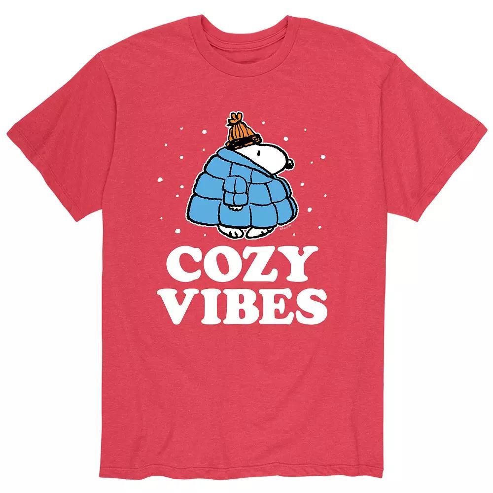 Men's Peanuts Snoopy "Cozy Vibes" Tee,  Product Image