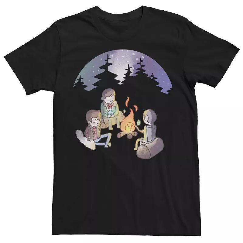 Mens Star Trek Cartoon Camp Fire Circle Tee Product Image