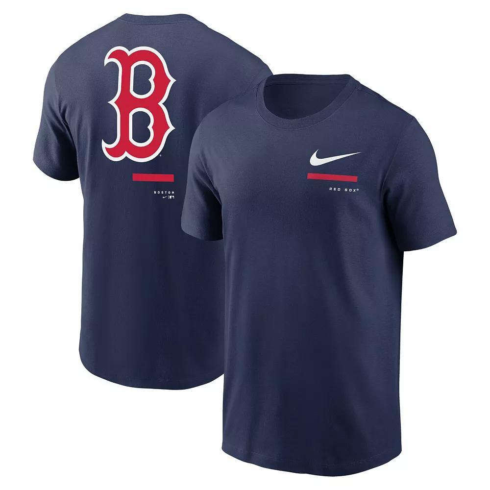 Men's Nike Navy Boston Red Sox Over the Shoulder T-Shirt, Size: Small, Blue Product Image
