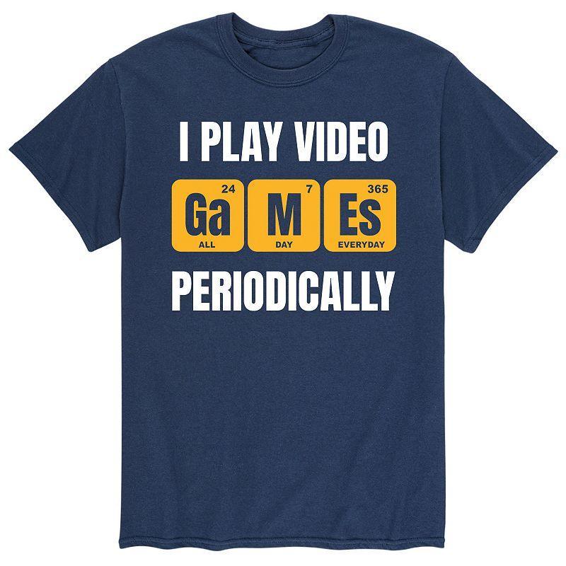 Men's Play Video Games Periodically Tee,  Product Image