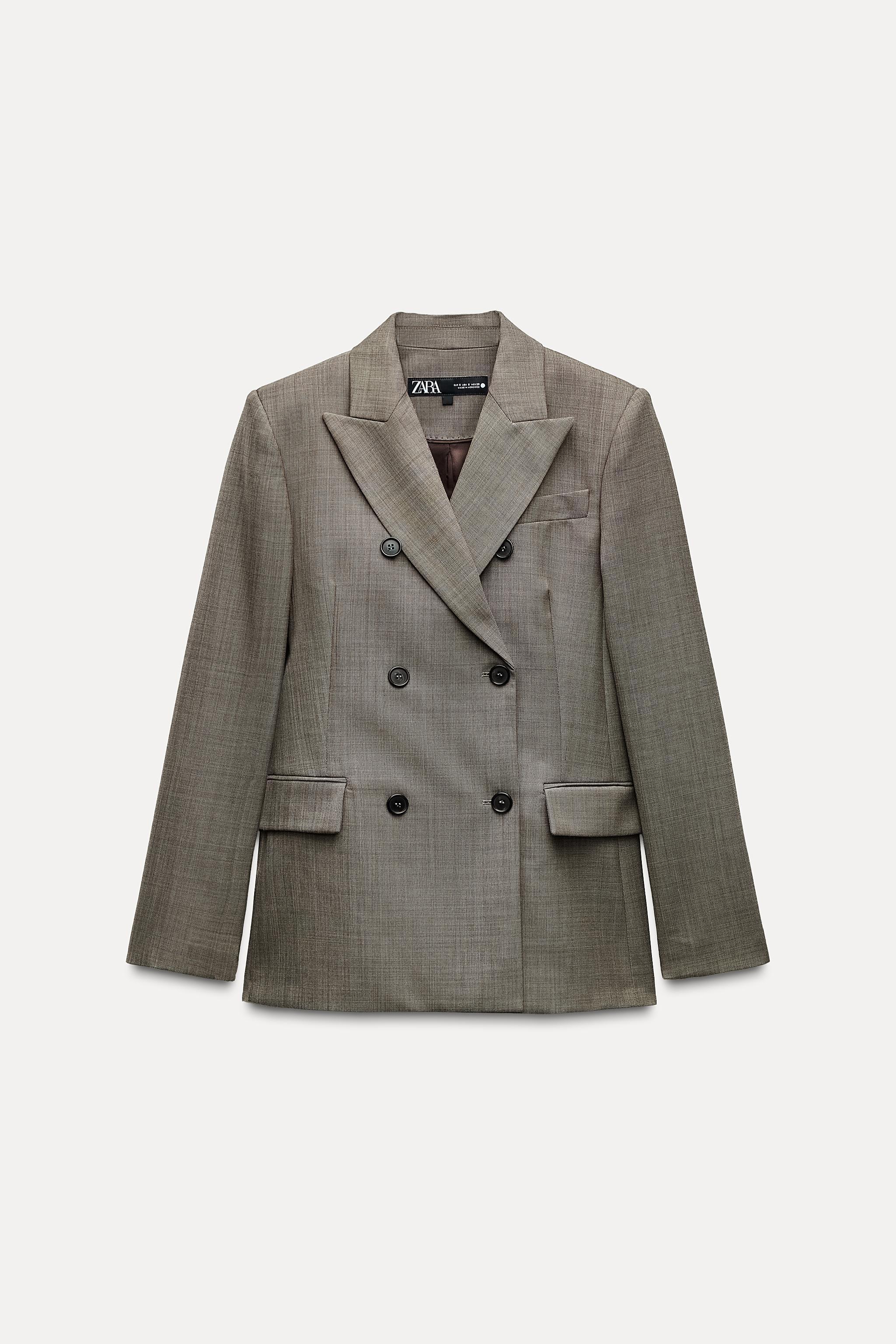 FITTED WOOL BLEND JACKET ZW COLLECTION Product Image