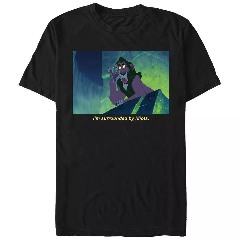 Men's The Lion King Scar I'm Surrounded By Idiots Graphic Tee,  Product Image