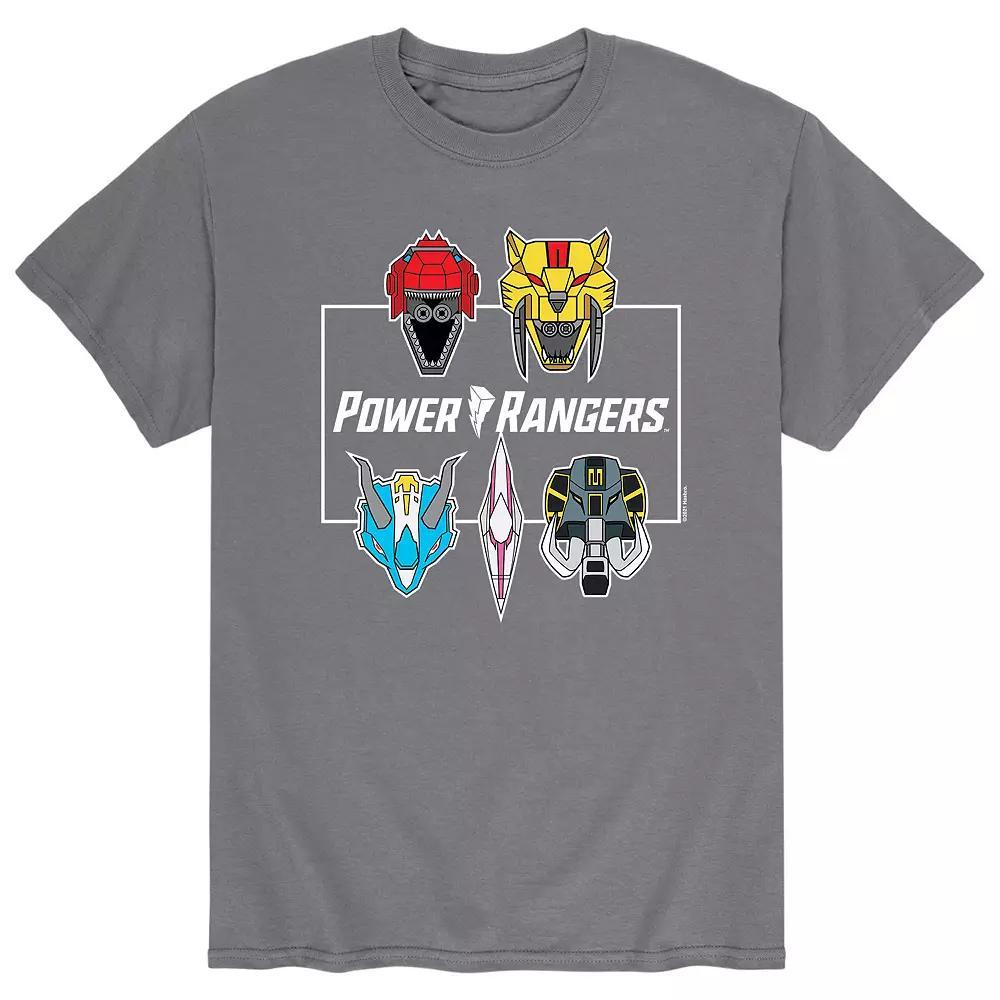 Men's Power Rangers Zord Faces Tee,  Product Image
