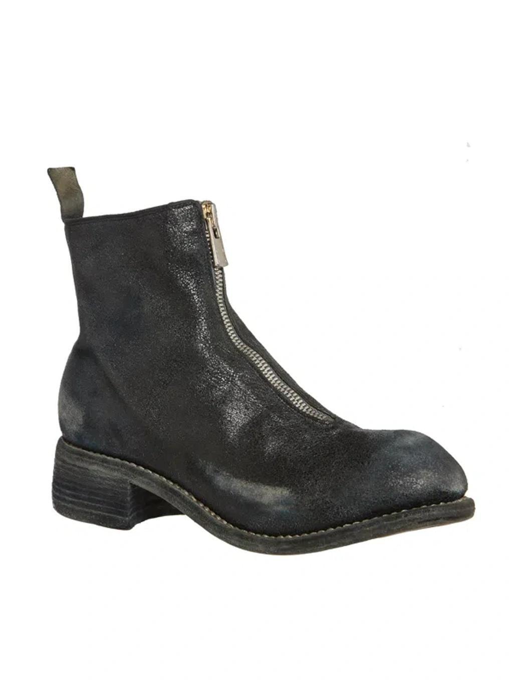 GUIDI Women's Boots With Front Zip In Black Product Image