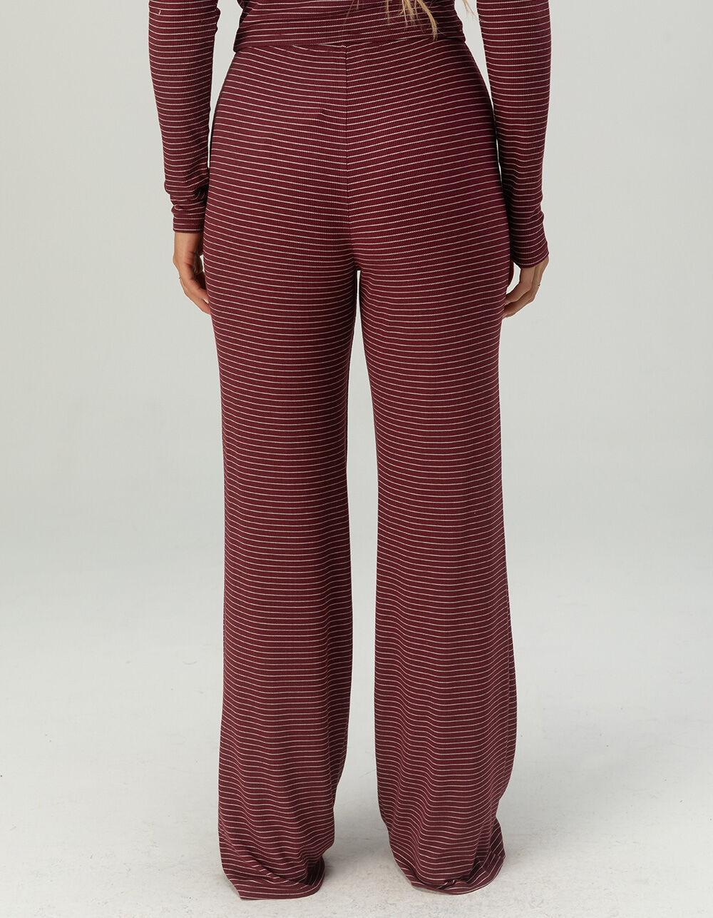 FULL TILT Rib Stripe Womens Pajama Pants Product Image