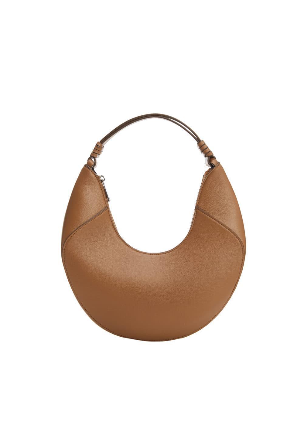 Leather-effect shoulder bag - Women | MANGO USA Product Image