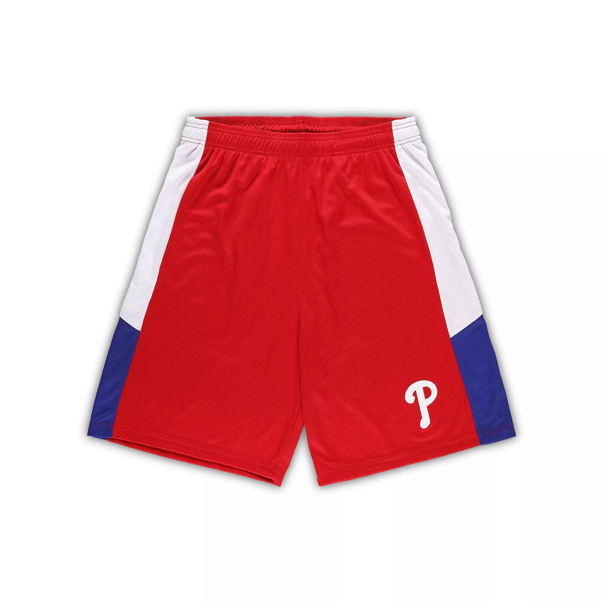 Men's Red Philadelphia Phillies Big & Tall Team Shorts, Size: 4XLT Product Image