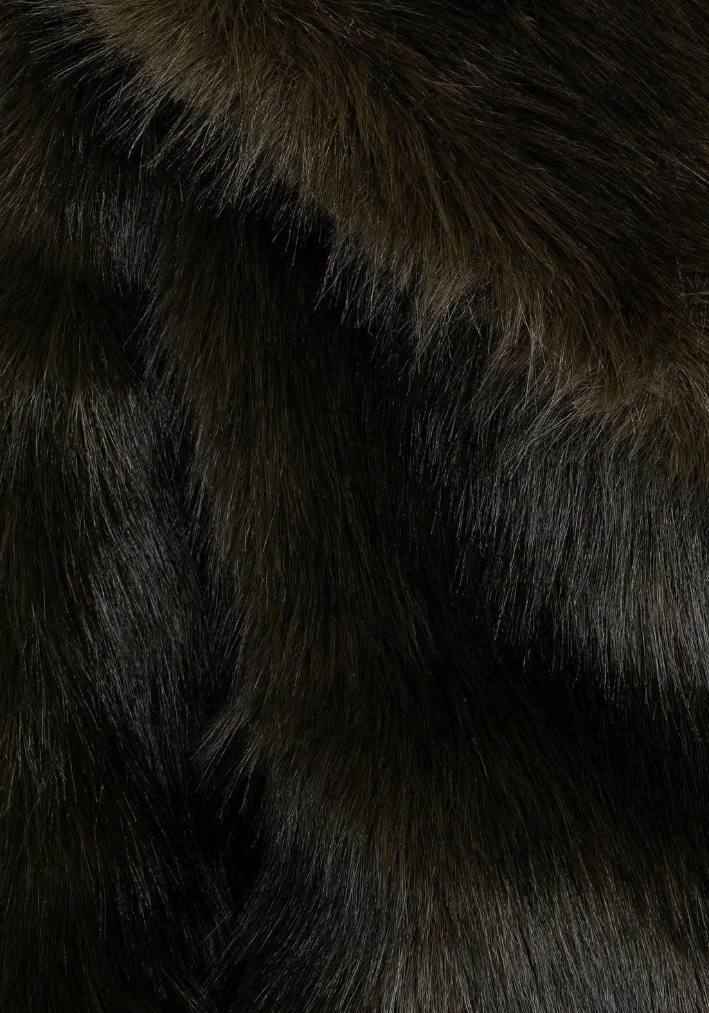 Monstrum Cropped Faux Fur Jacket Product Image