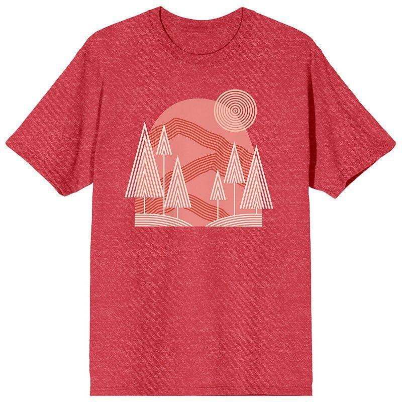 Mens Adventure Society Pine Trees Tee Product Image