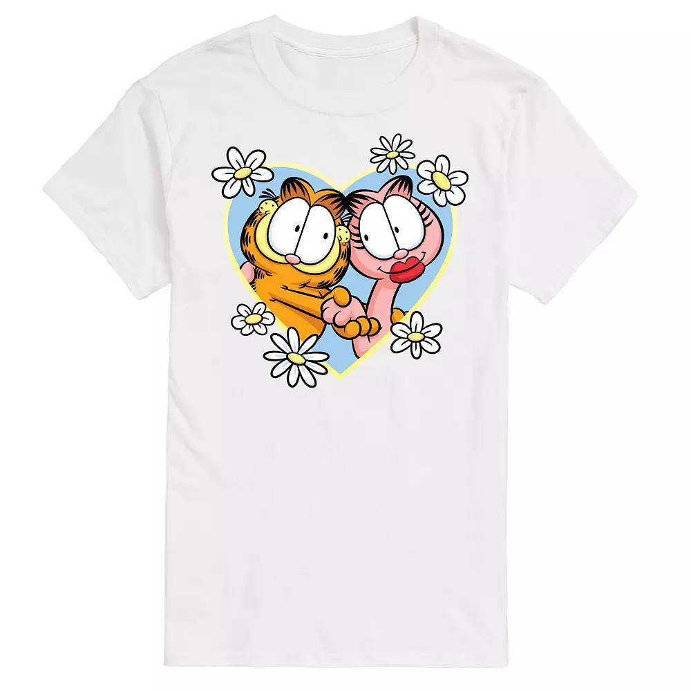 Men's Garfield Heart Graphic Tee,  Product Image