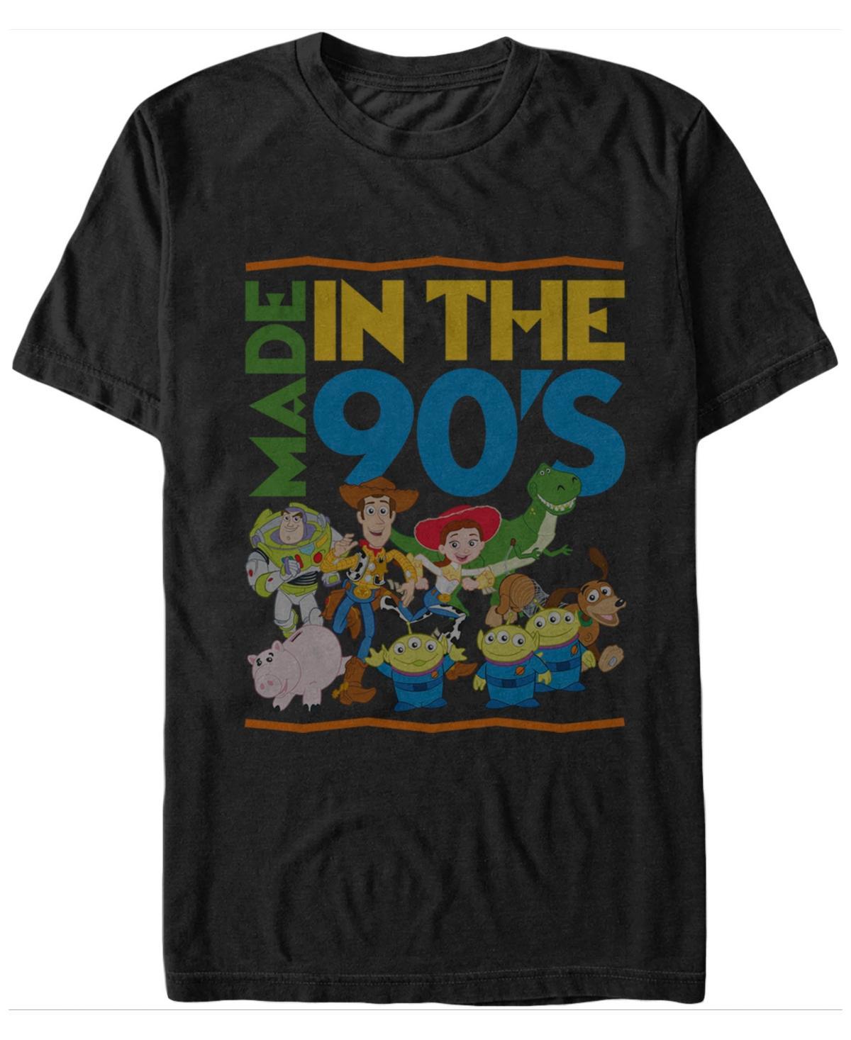 Men's Disney / Pixar's Toy Story Made In The 90's Group Shot Retro Tee, Size: XXL, Black Product Image