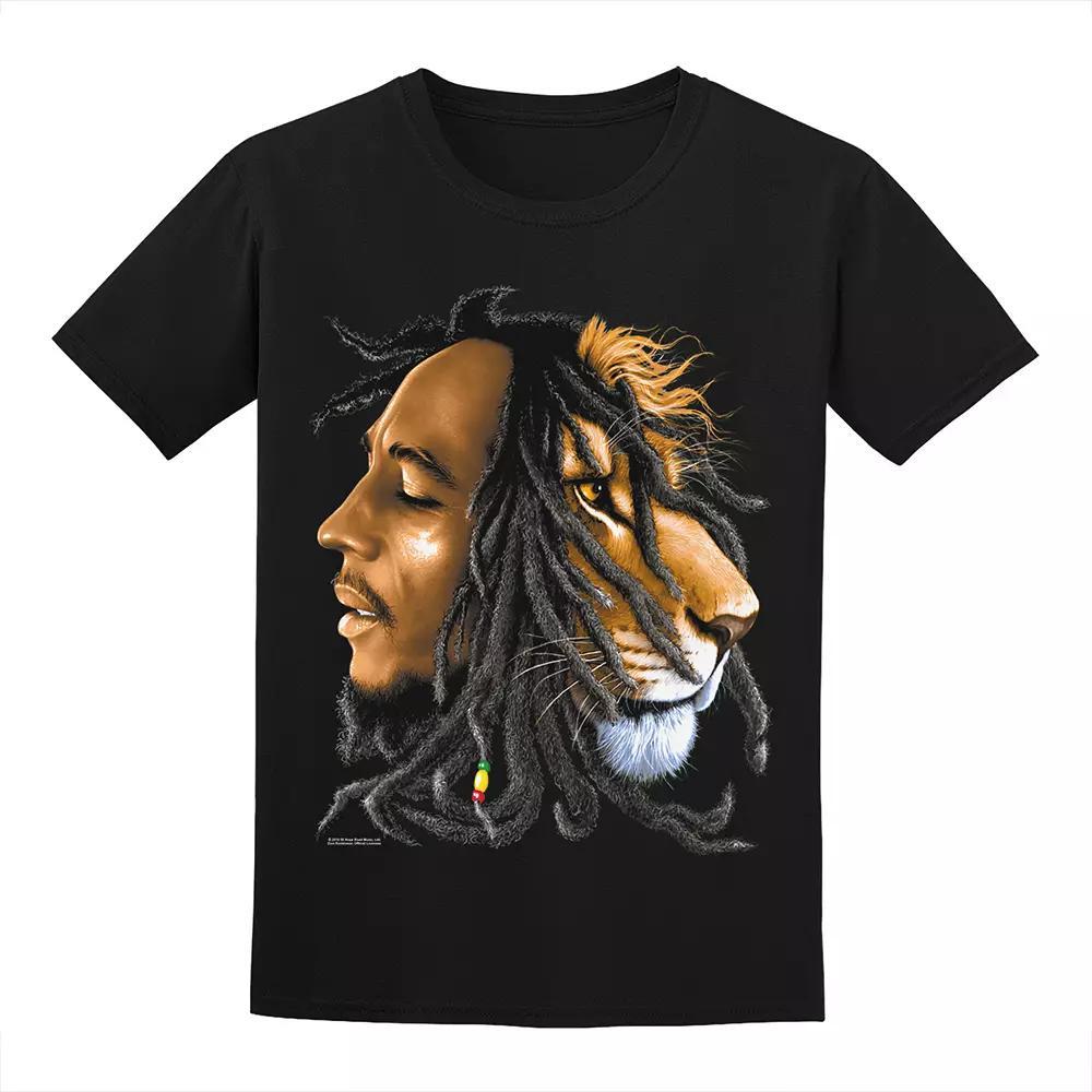 Men's Bob Marley Tee, Size: Medium, Black Product Image