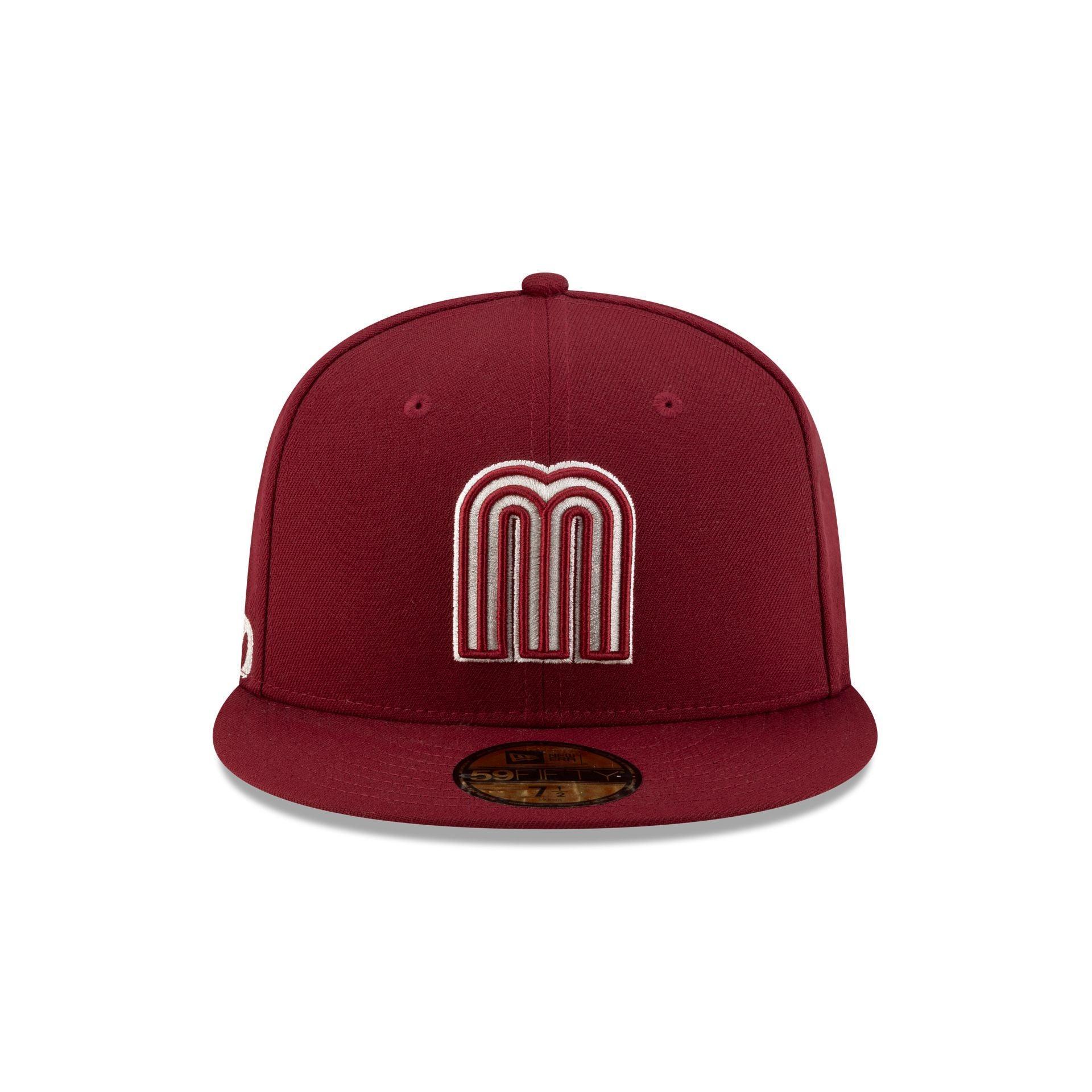 Mexico Baseball Maroon 59FIFTY Fitted Hat Male Product Image