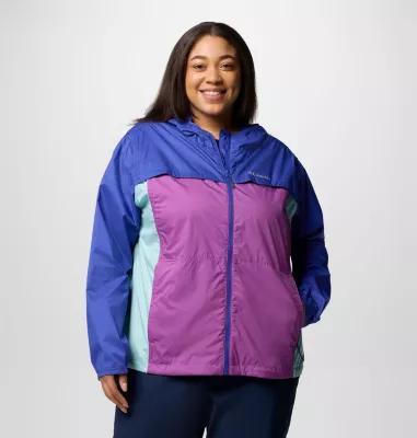 Columbia Women's Crested Canyon Windbreaker - Plus Size- Product Image