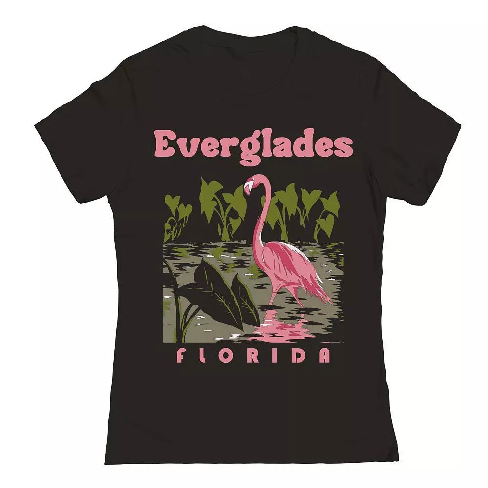 Junior's Everglades Graphic Tee, Girl's, Size: Large, Black Product Image