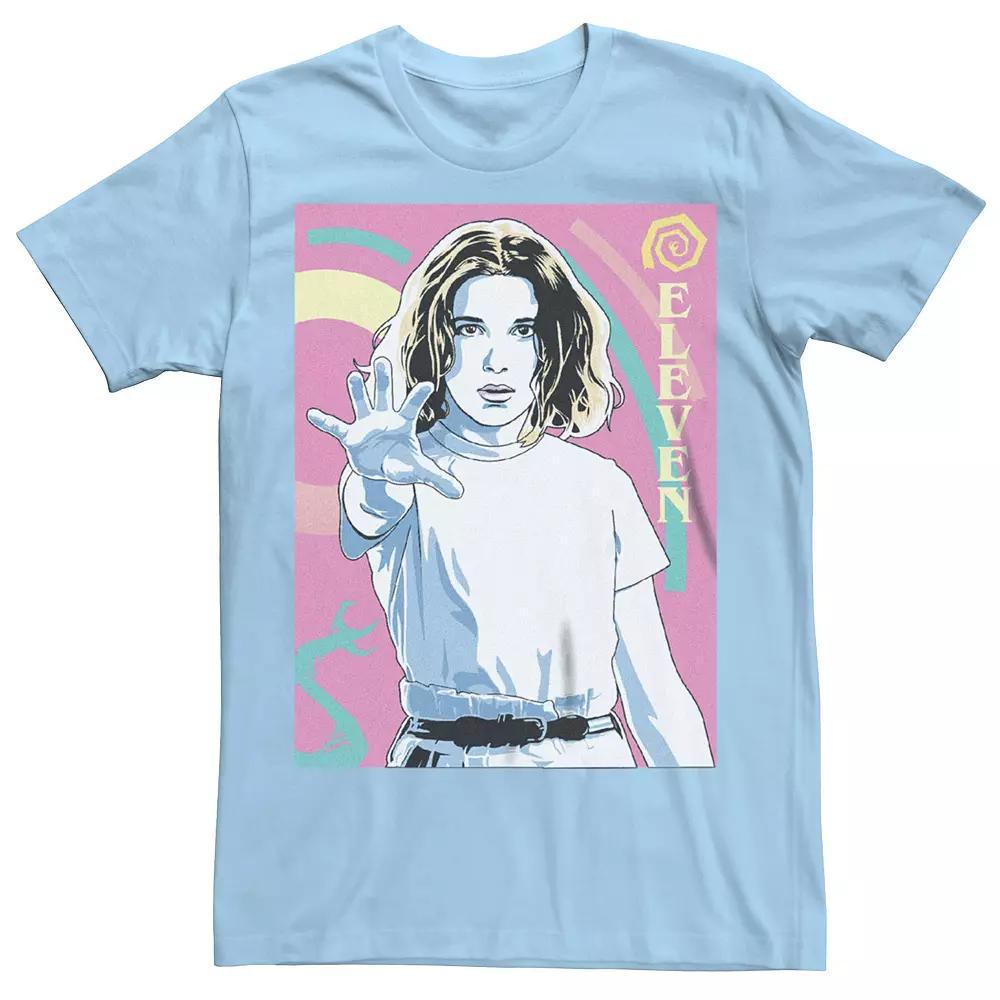 Men's Stranger Things Eleven Powers Poster Graphic Tee, Size: XXL, Light Blue Product Image