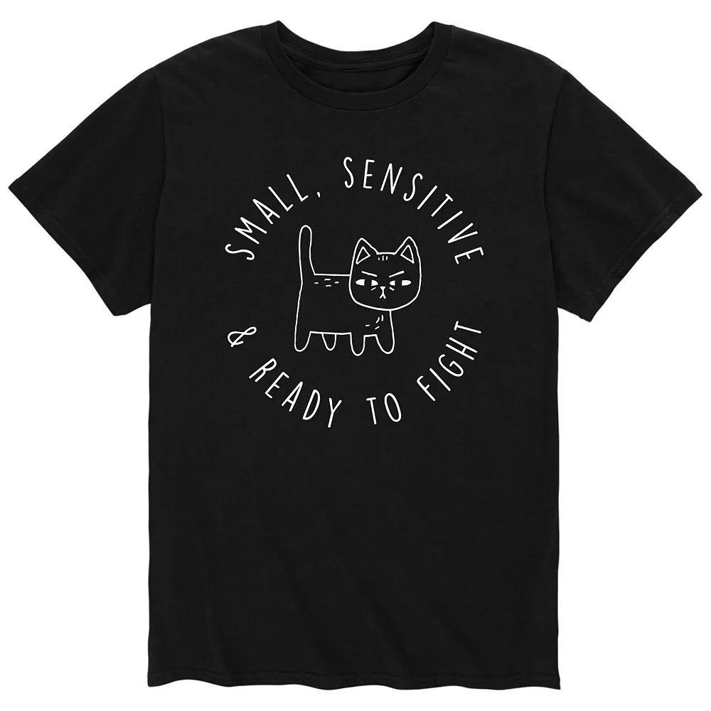 Men's Small Sensative And Ready Tee, Size: Large, Black Product Image