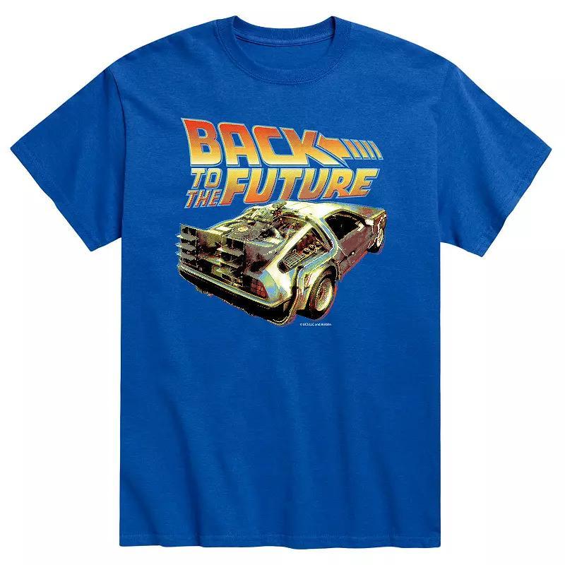 Big & Tall Back to the Future Delorean Closeup Graphic Tee, Men's,  Product Image