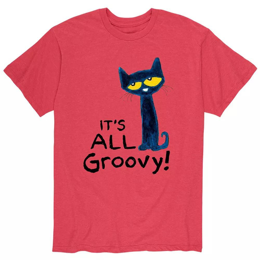 Men's Pete The Cat Its All Groovy Tee,  Product Image