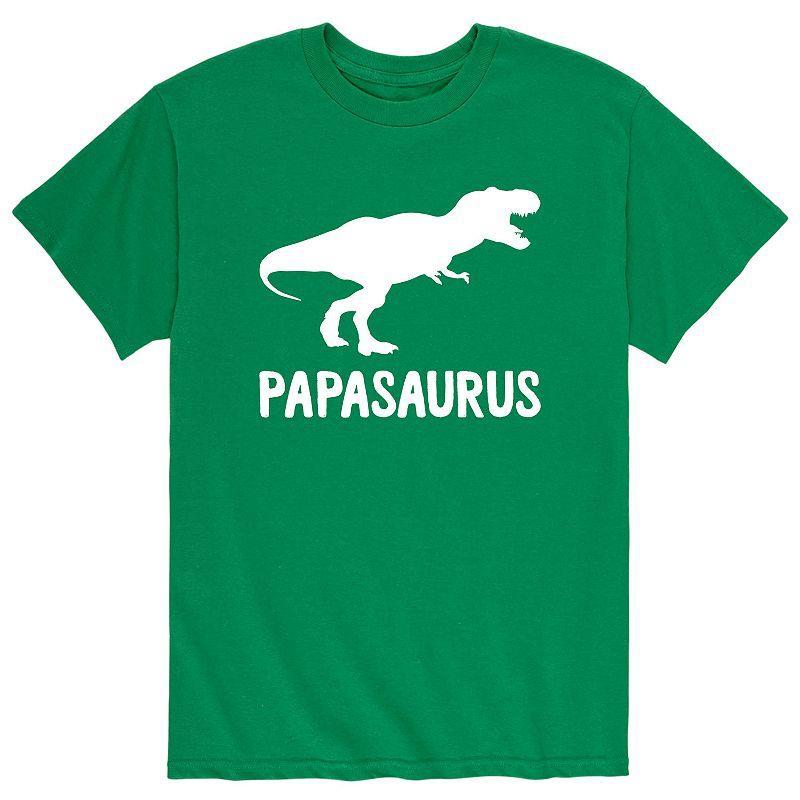 Men's Papasaurus Tee, Size: Medium, Green Product Image