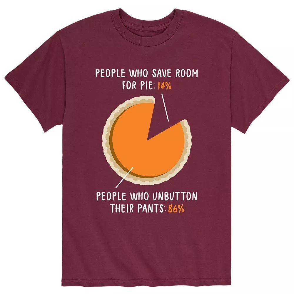Men's Pumpkin Pie Chart Tee,  Product Image