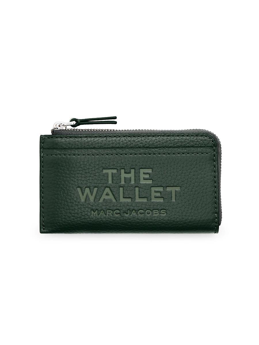 Womens Top Zip Leather Multi-Wallet Product Image