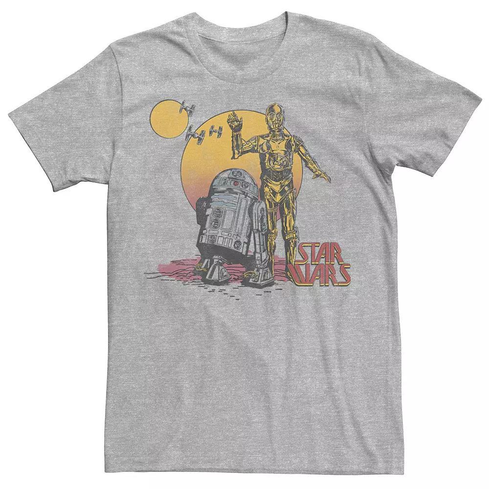Men's Star Wars R2-D2 and C-3PO Portrait Graphic Tee,  Product Image