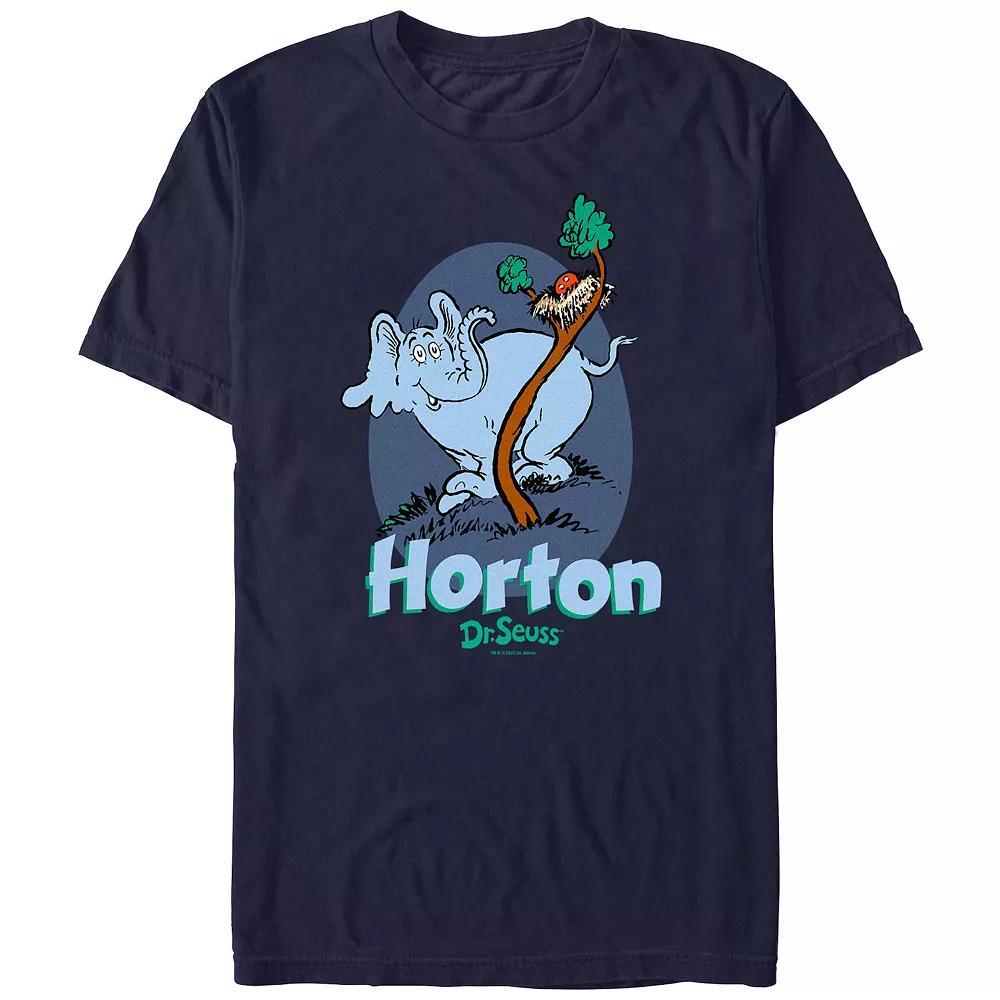 Men's Dr. Seuss Horton Cover Graphic Tee, Size: Medium, Blue Product Image