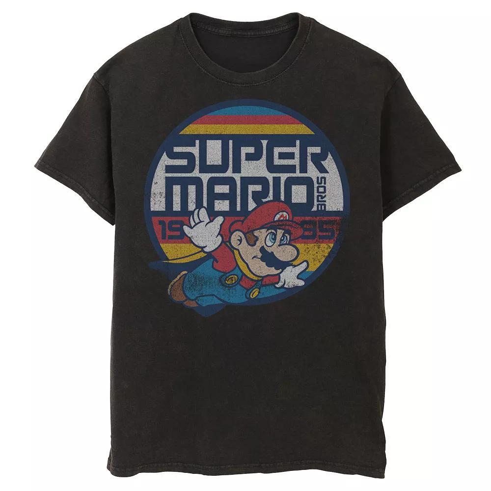 Men's Nintendo Super Mario Classic Retro Flying 1985 Tee,  Product Image