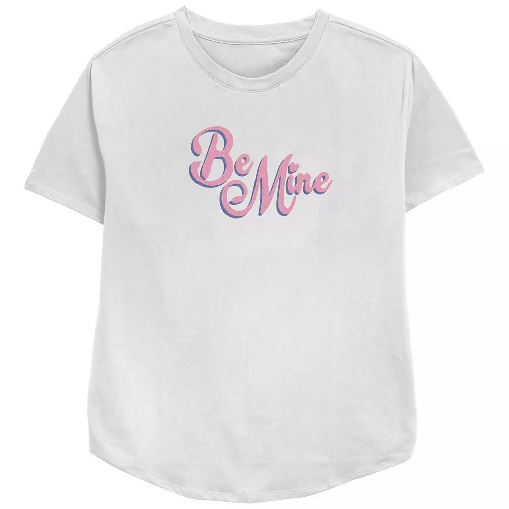 Women's Be Mine Relaxed Fit Graphic Tee, Girl's,  Product Image