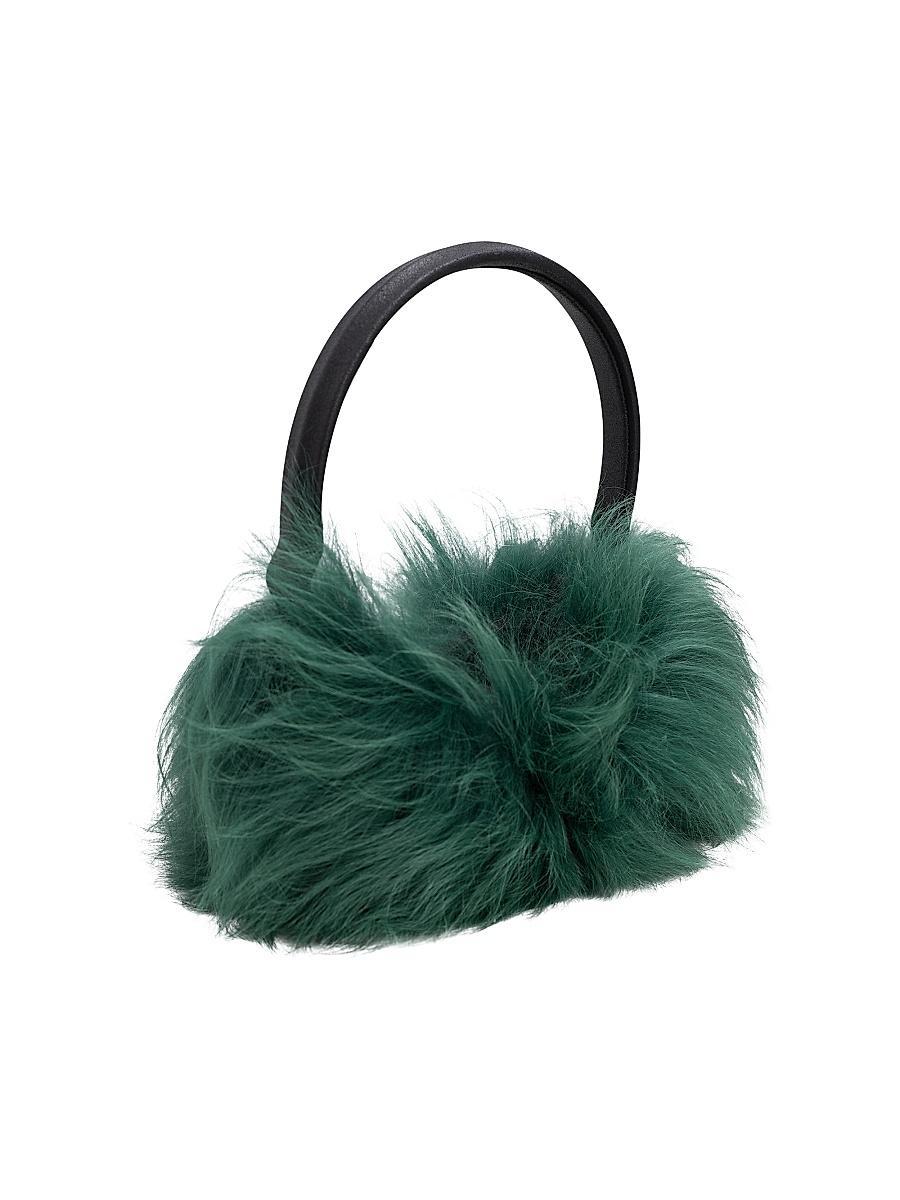 Womens Select Lamb Earmuffs with Leather Frame Product Image