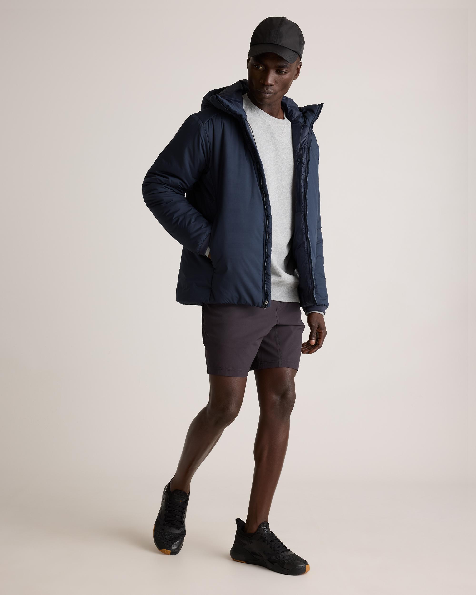 Quince | Men's Hybrid Insulated Heavyweight Hooded Jacket 100% Polyester Product Image