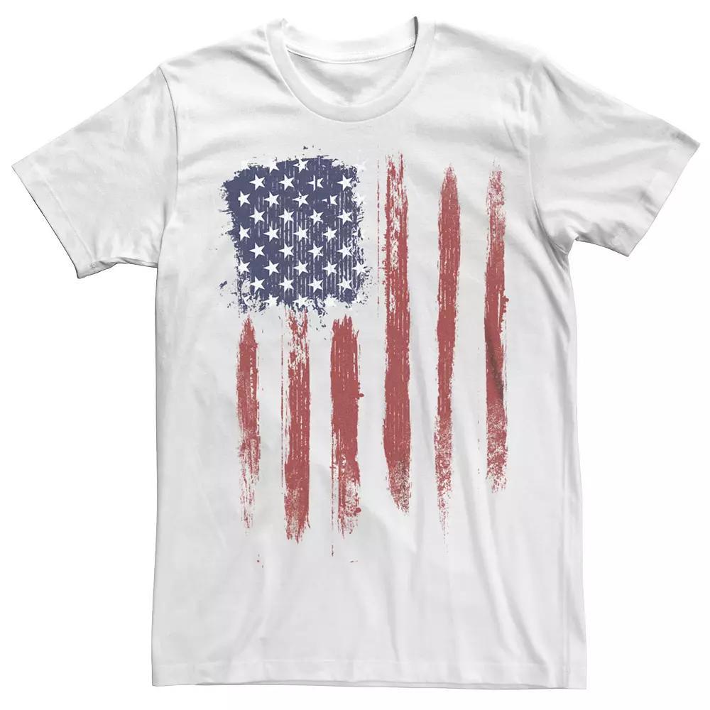 Men's USA Flag Grunge Graphic Tee,  Product Image