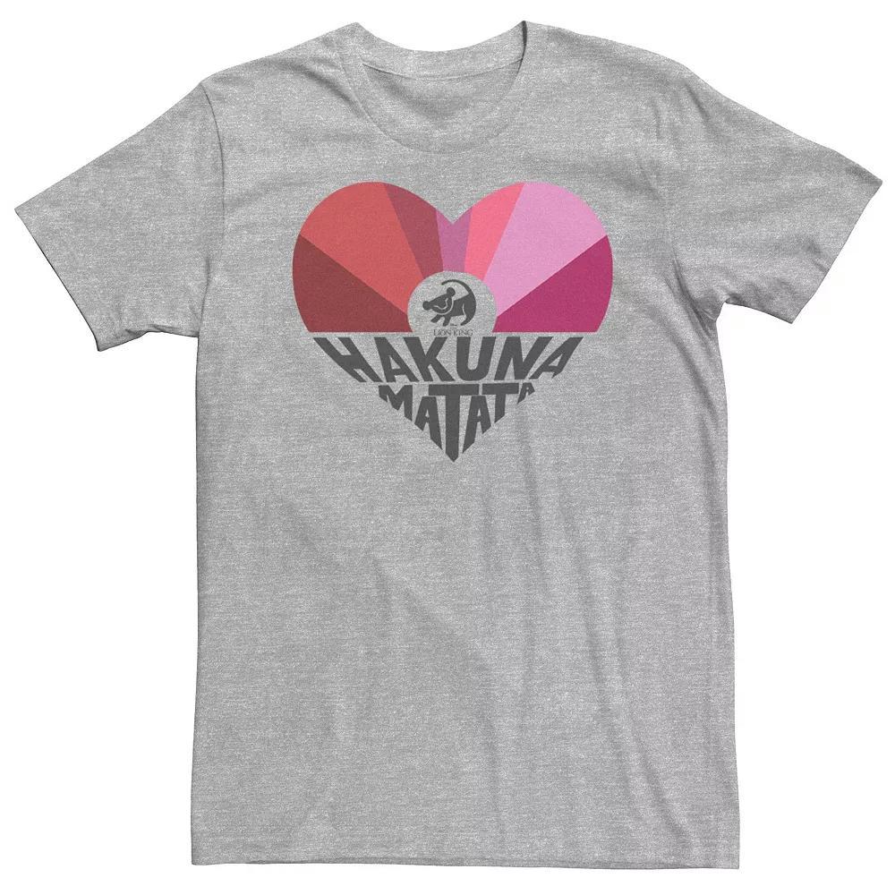 Big & Tall Disney The Lion King Simba Hakuna Matata Heart Tee, Men's,  Product Image