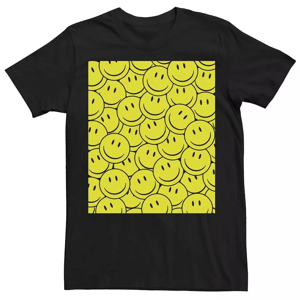 Men's Smilely Face Collage Square Tee,  Product Image