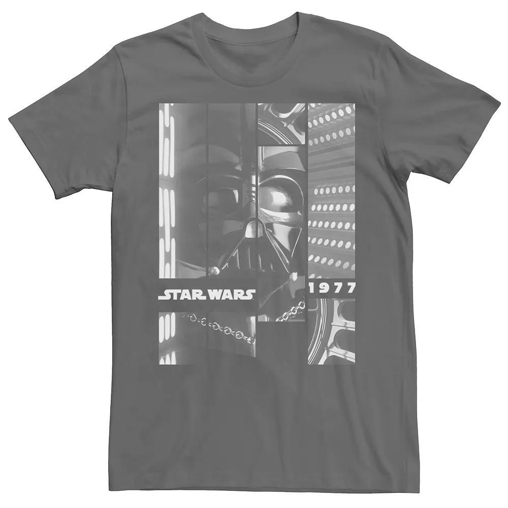 Men's Star Wars Darth Vader Panels 1977 Graphic Tee, Size: XXL, Grey Product Image