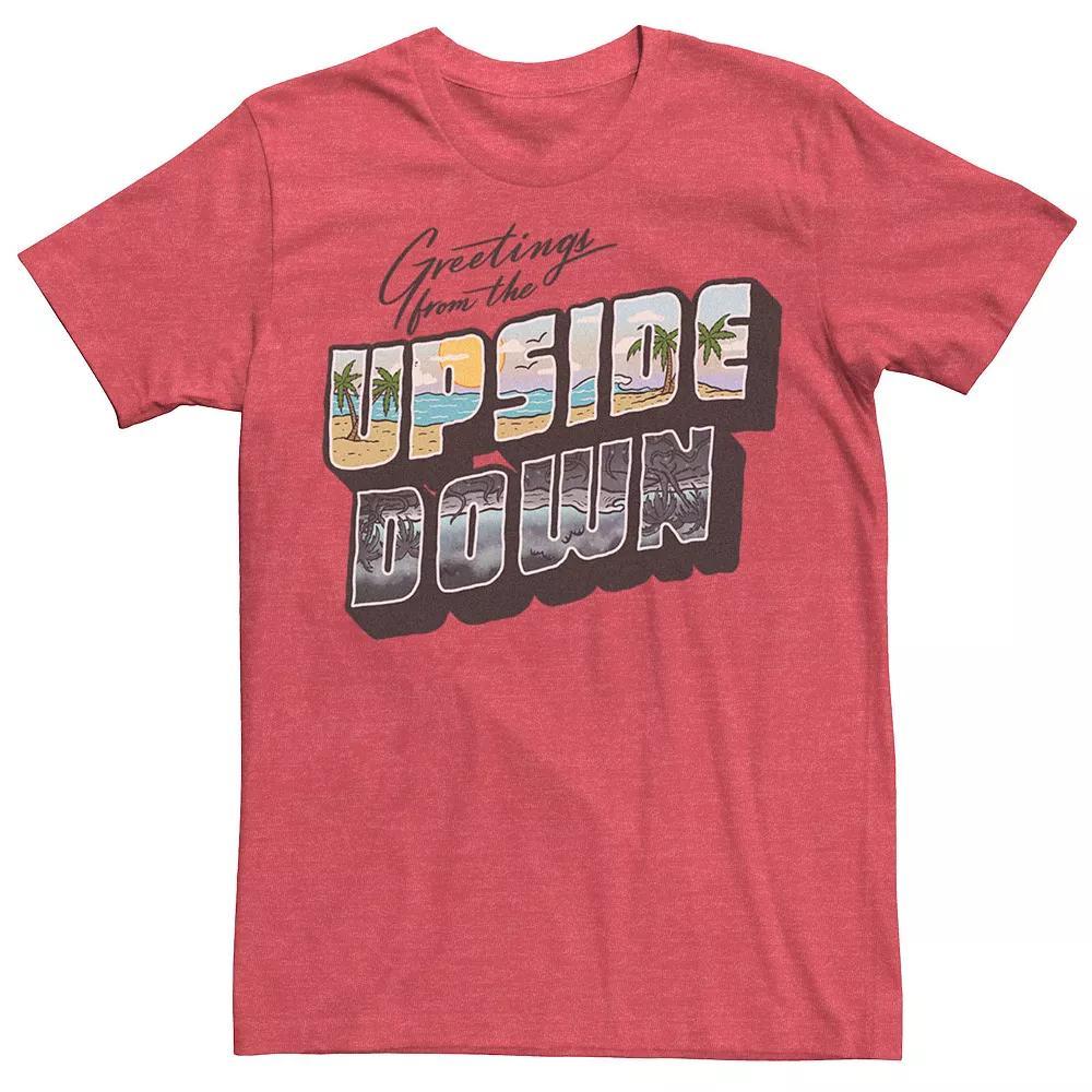 Men's Netflix Stranger Things Greetings From The Upside Down Tee,  Product Image
