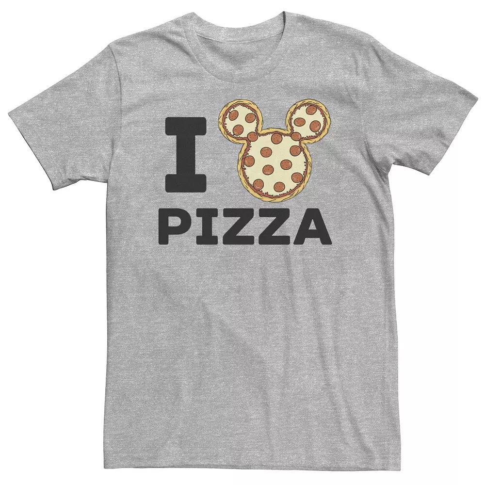 Big & Tall Disney Mickey & Friends Mickey Pizza Tee, Men's,  Product Image