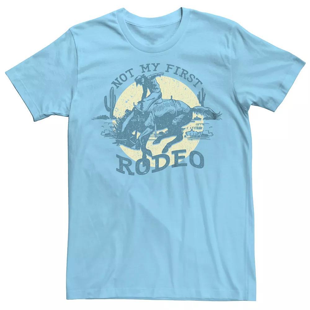 Men's Not My First Rodeo Cowboy Desert Graphic Tee,  Product Image