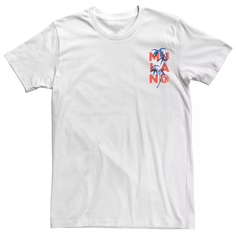 Disney's Mulan Men's Side Text Stack & Bamboo Tee,  Product Image